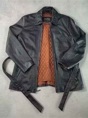 Vintage Y2K Wilsons Leather Pelle Studio Jacket with Ultra Thinsulate Lining